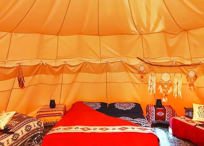 Teepee Camp Lounky Campingplatz