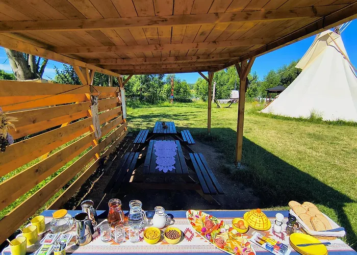 Teepee Camp Lounky Campingplatz